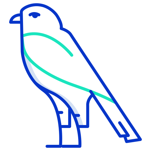 pájaro Generic color outline icono