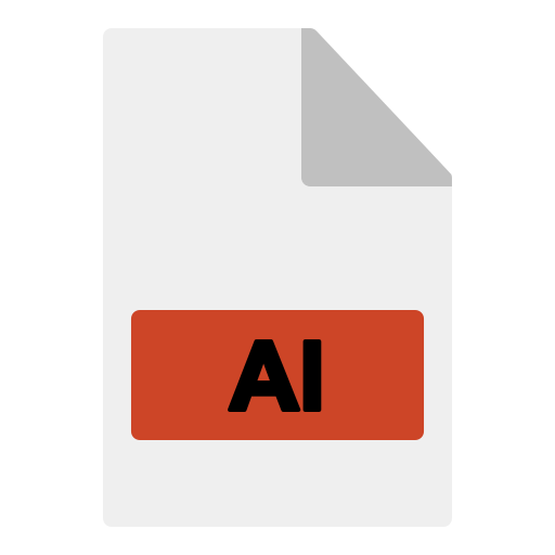 AI File Generic Flat icon