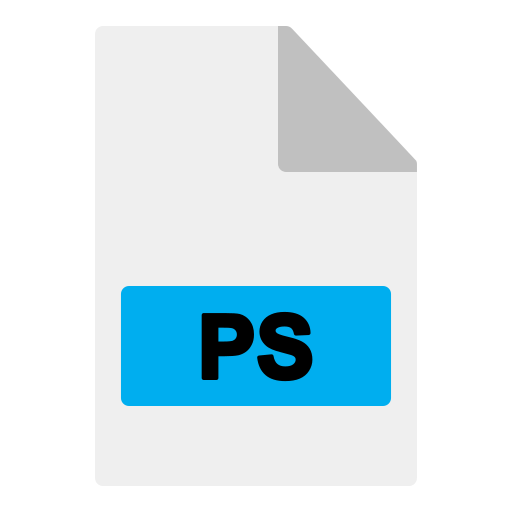 ps 파일 Generic Flat icon