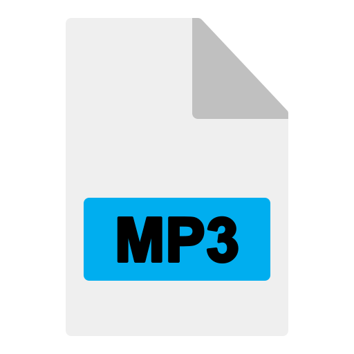 plik mp3 Generic Flat ikona