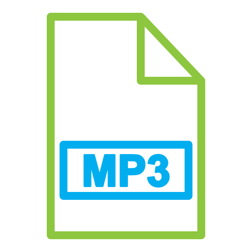 MP3 file Generic Outline Color icon