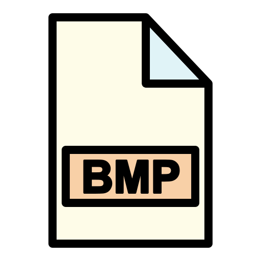 bmp-bestand Generic Outline Color icoon