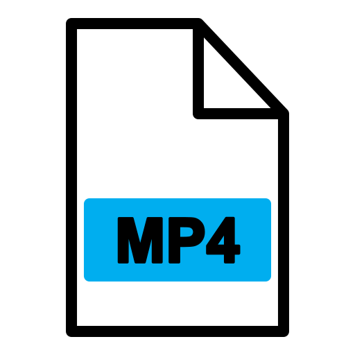 plik mp4 Generic Fill & Lineal ikona