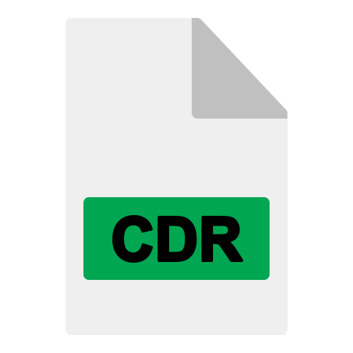 cdr 파일 Generic Flat icon
