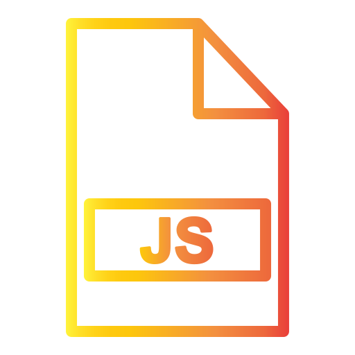 js 파일 Generic Gradient icon
