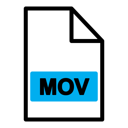 MOV File Generic Fill & Lineal icon