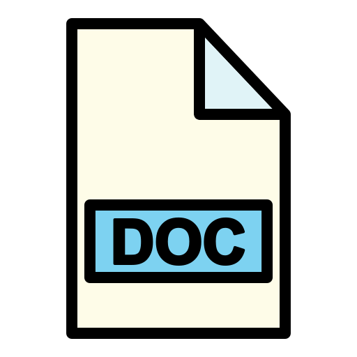 doc-datei Generic Outline Color icon