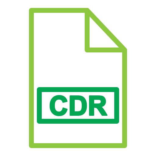cdr-datei Generic Outline Color icon