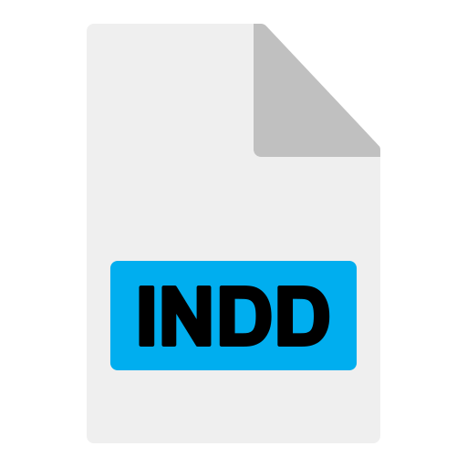 indd 파일 Generic Flat icon