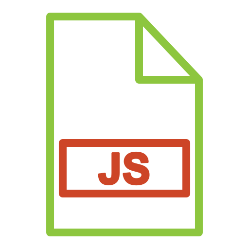 js 파일 Generic Outline Color icon