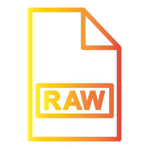 Raw file Generic Gradient icon