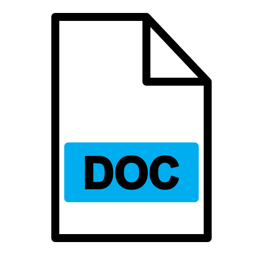 doc 파일 Generic Fill & Lineal icon