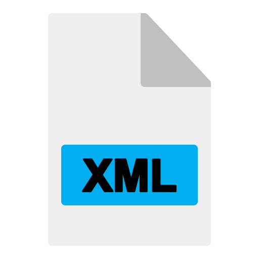 xmlファイル Generic Flat icon