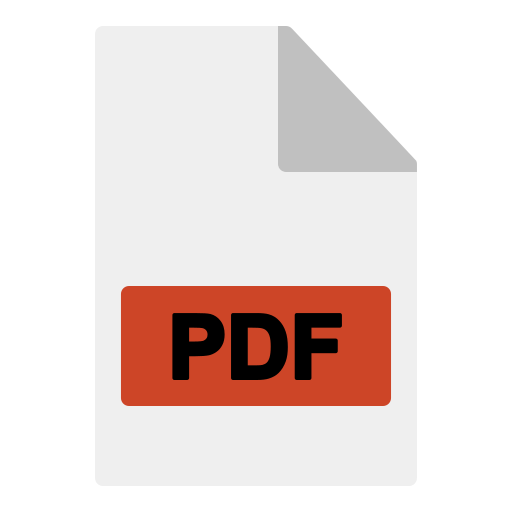 file pdf Generic Flat icona
