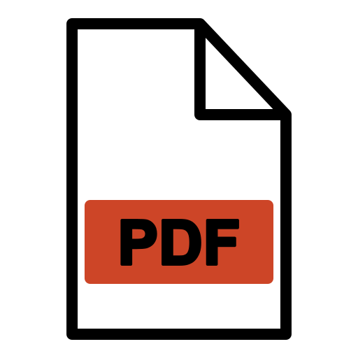 pdfファイル Generic Fill & Lineal icon