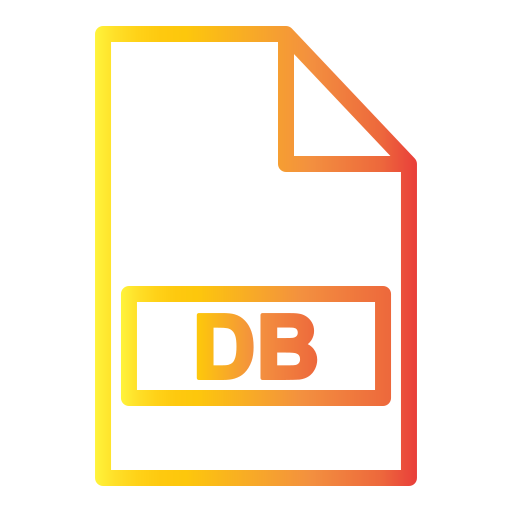 dbファイル Generic Gradient icon