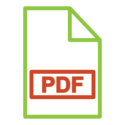 pdfファイル Generic Outline Color icon