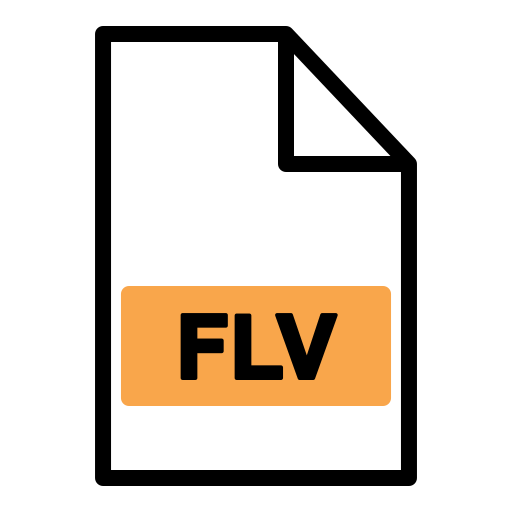 archivo flv Generic Fill & Lineal icono