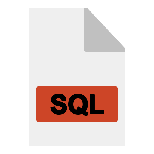 Sql file Generic Flat icon