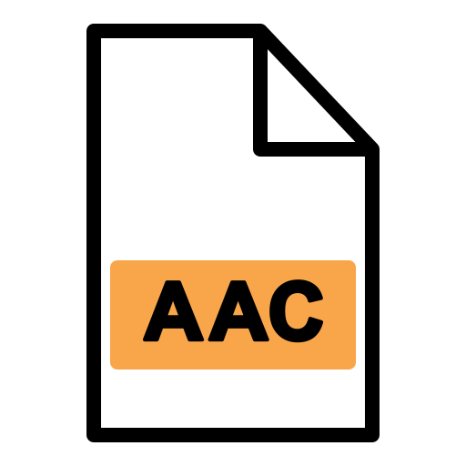 aac-datei Generic Fill & Lineal icon