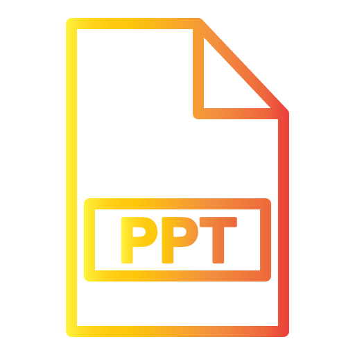 PPT file Generic Gradient icon