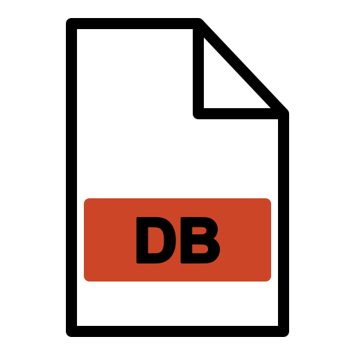 Db file Generic Fill & Lineal icon