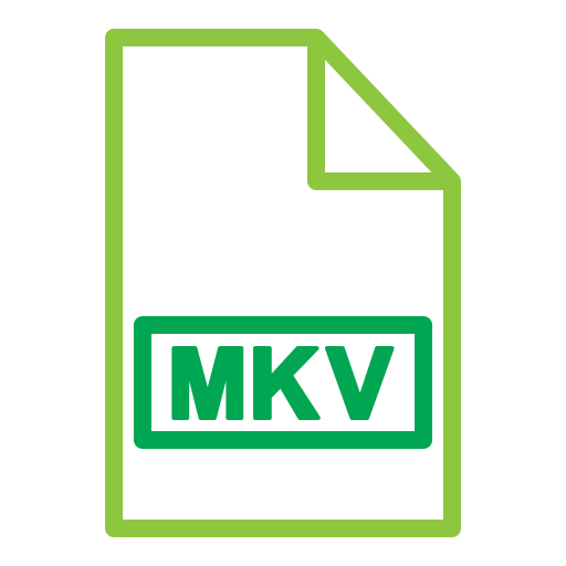 mkv Generic Outline Color Ícone