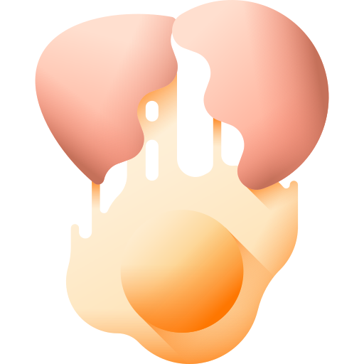 Egg 3D Color icon