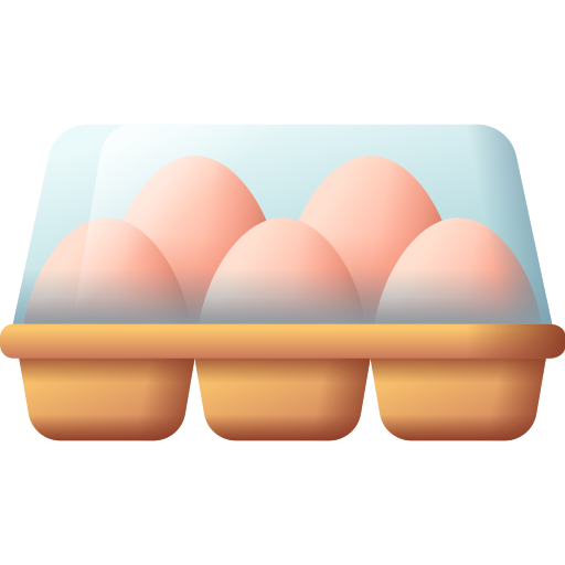 Eggs 3D Color icon