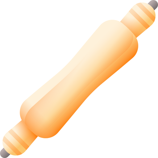 Rolling pin 3D Color icon