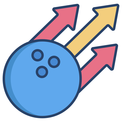 Bowling Generic color outline icon