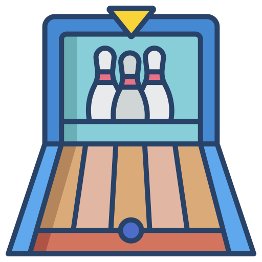 bowlingbaan Generic color outline icoon