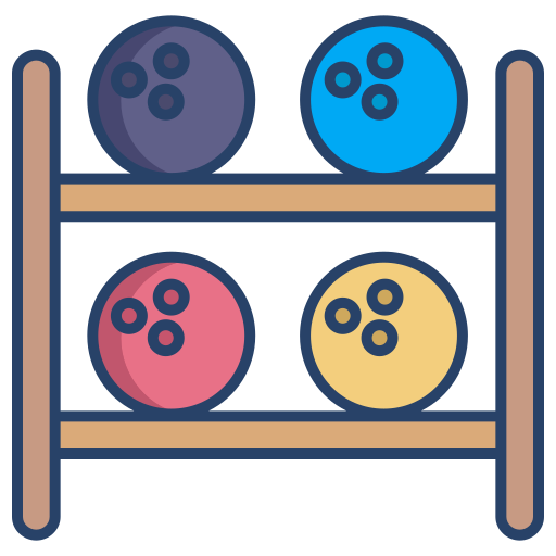 Bowling ball Generic color outline icon