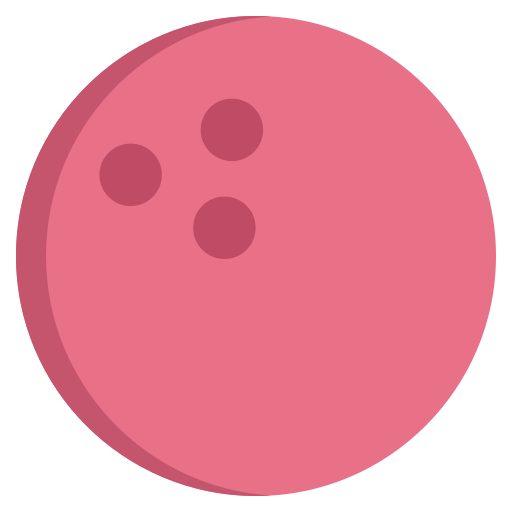 palla da bowling Generic color fill icona