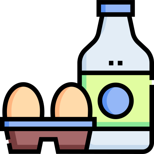 Egg Detailed Straight Lineal color icon
