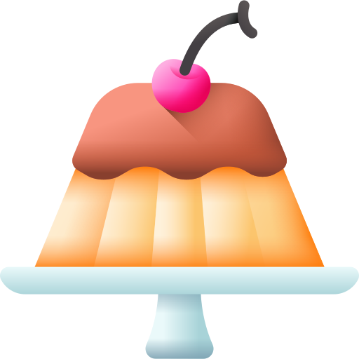 pudding 3D Color icon