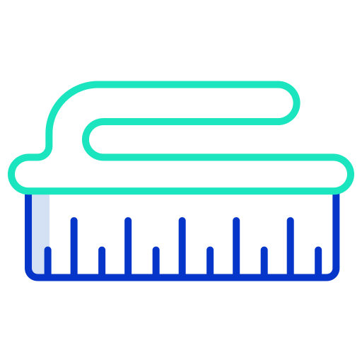 brosse de nettoyage Generic color outline Icône