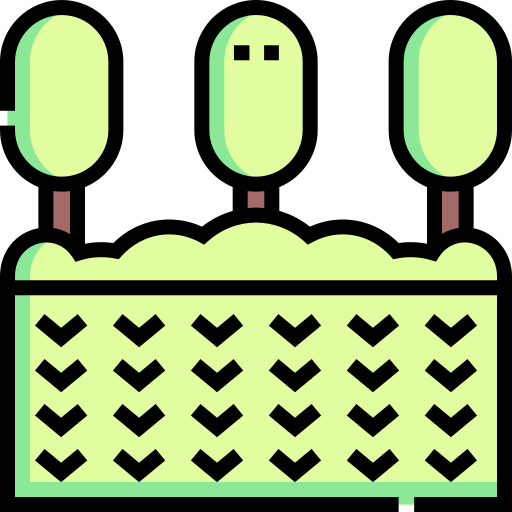 農場 Detailed Straight Lineal color icon