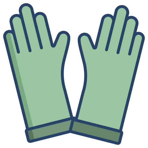 Ручная перчатка Generic color outline иконка