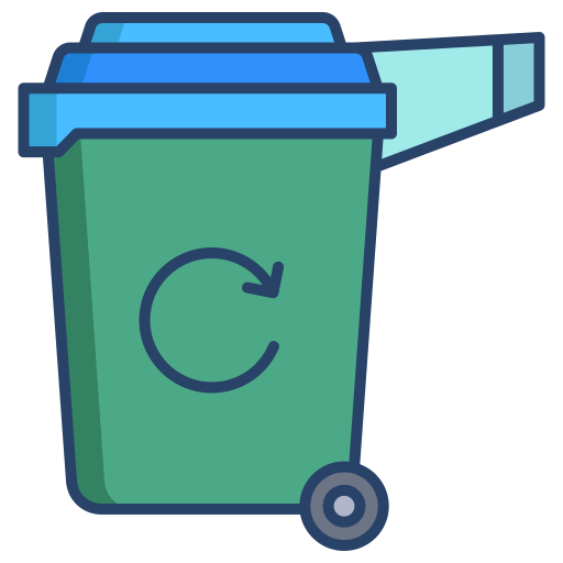pojemnik na śmieci Generic color outline ikona