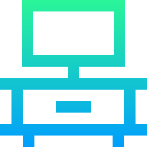 tv 테이블 Super Basic Straight Gradient icon