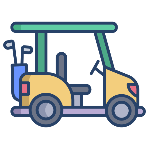 Golf cart Generic color outline icon