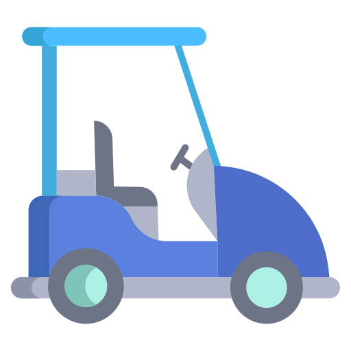 golf cart Generic color fill icona