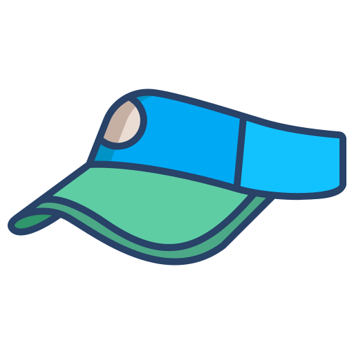 Visor Generic color outline icon