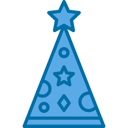 Праздничная шляпа Generic Blue иконка
