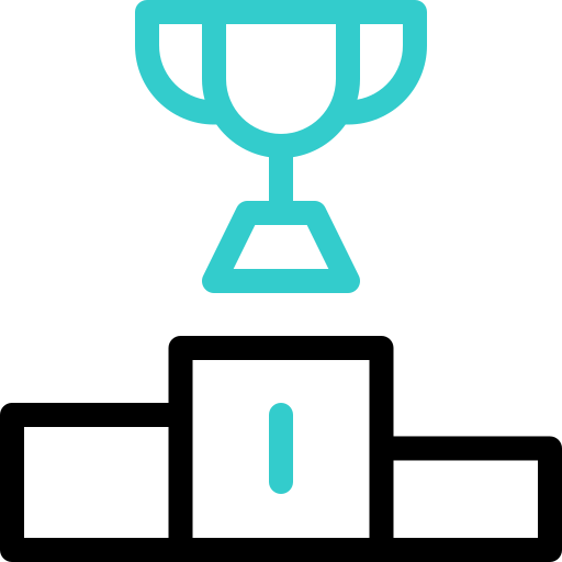 podium Basic Accent Outline icon