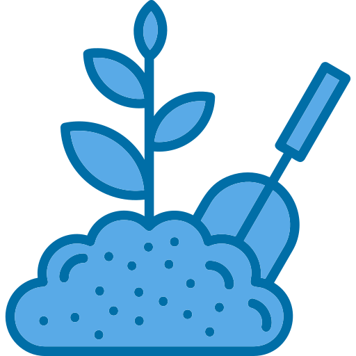 Gardening Generic Blue icon