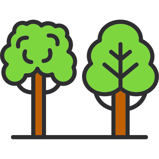 drzewa Generic Outline Color ikona