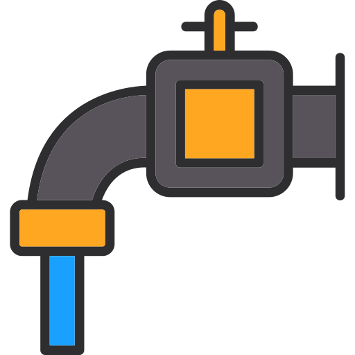 Water pipe Generic Outline Color icon