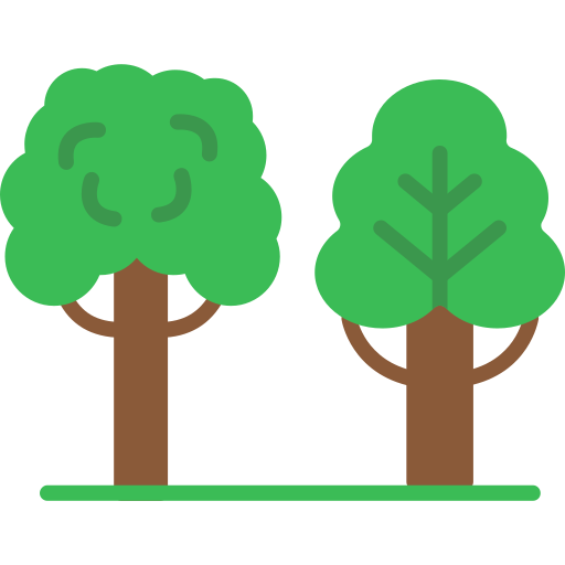 des arbres Generic Flat Icône